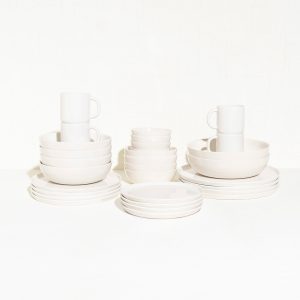 Milk 30 Piece Dinner Party Set