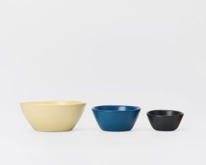 Three Piece Nested Porcelain Bowl Set