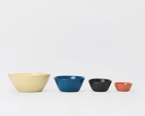 Four Piece Nested Porcelain Bowl Set