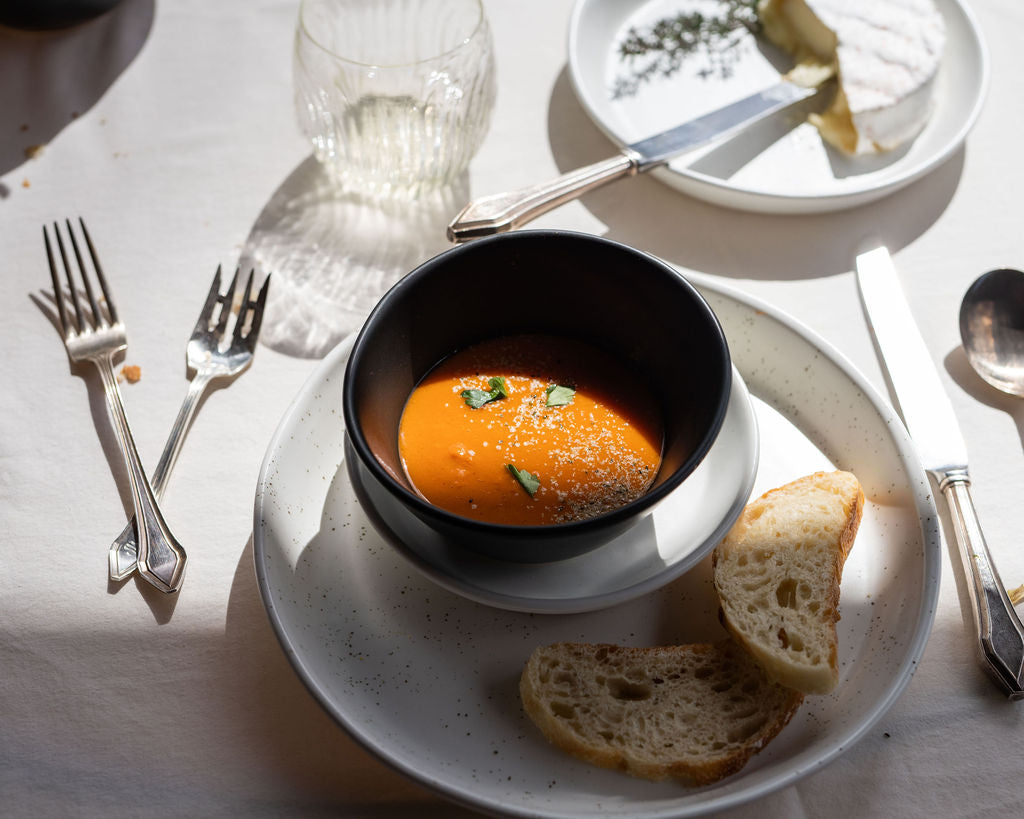 Four Piece Classic Coupe Dinnerware Setting
