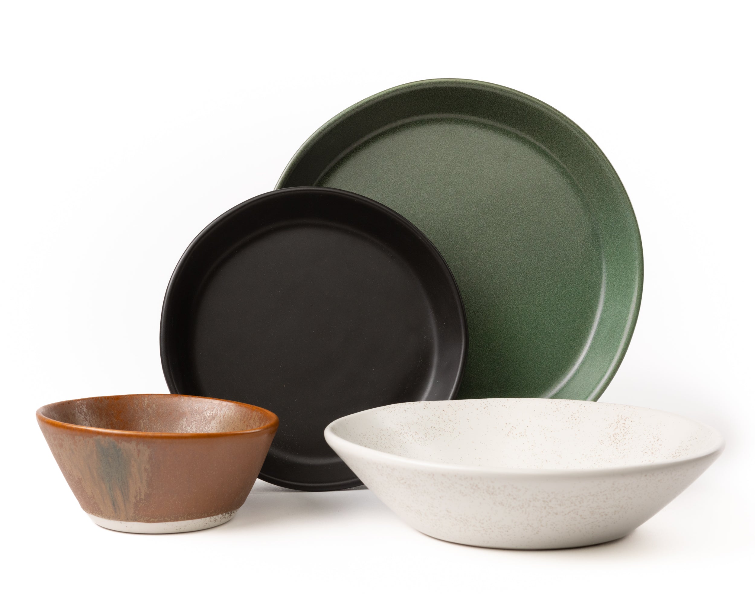 Four Piece Classic Coupe Dinnerware Setting