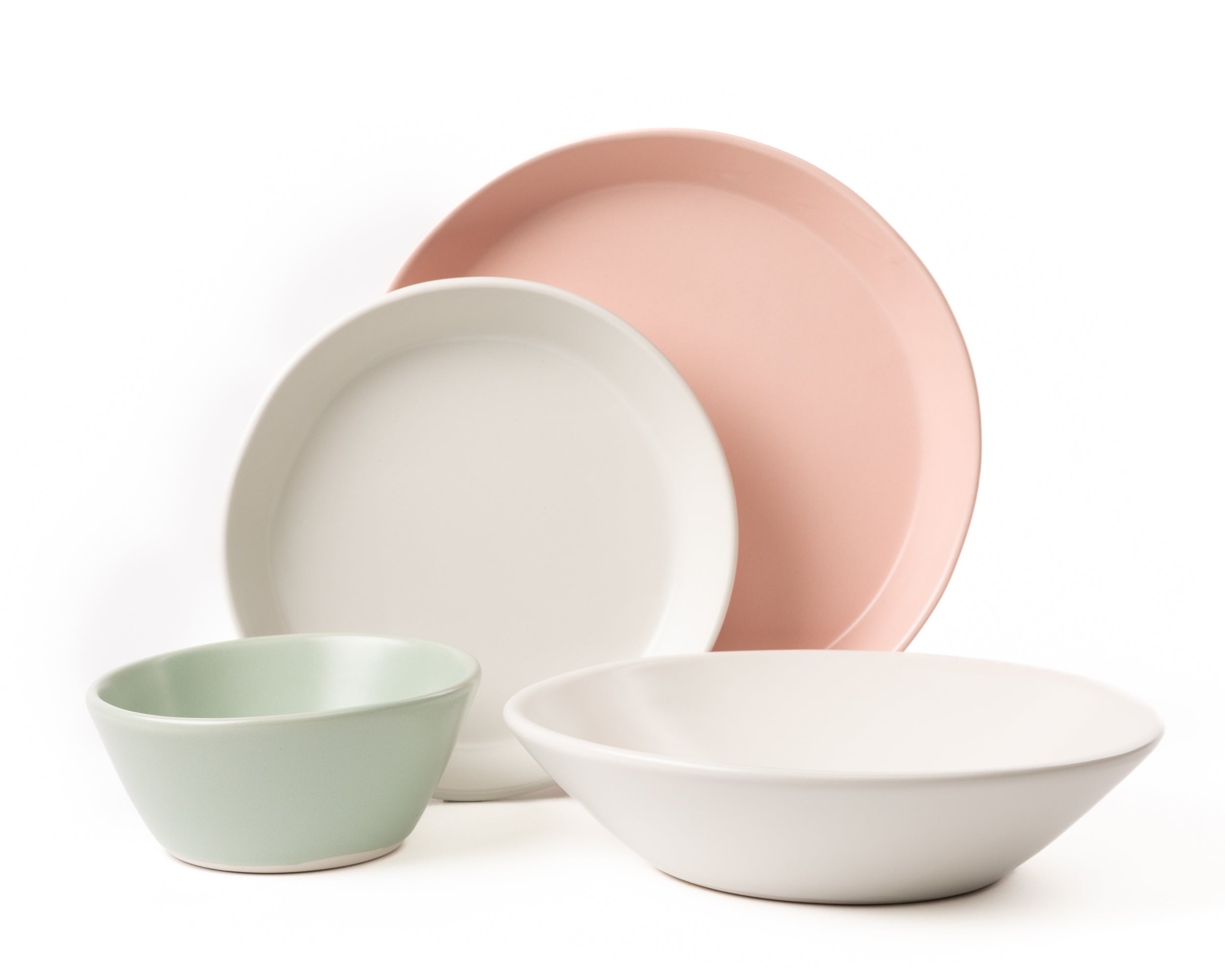 Four Piece Classic Coupe Dinnerware Setting