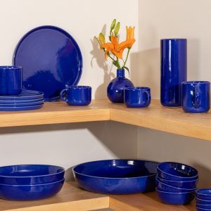 Azul 22 Piece Coordinated Dinnerware Set
