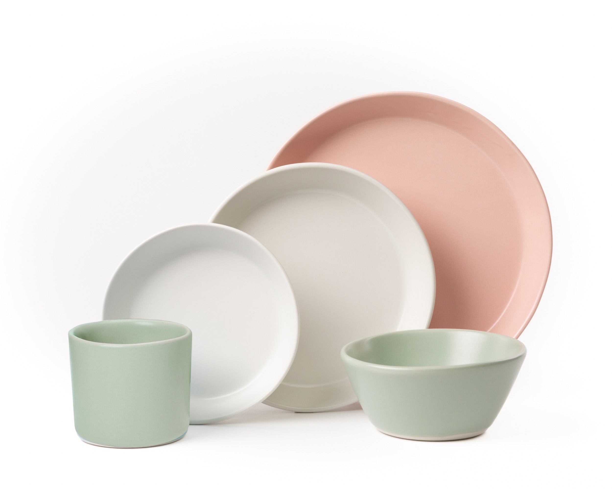 Five Piece Classic Coupe Dinnerware Setting