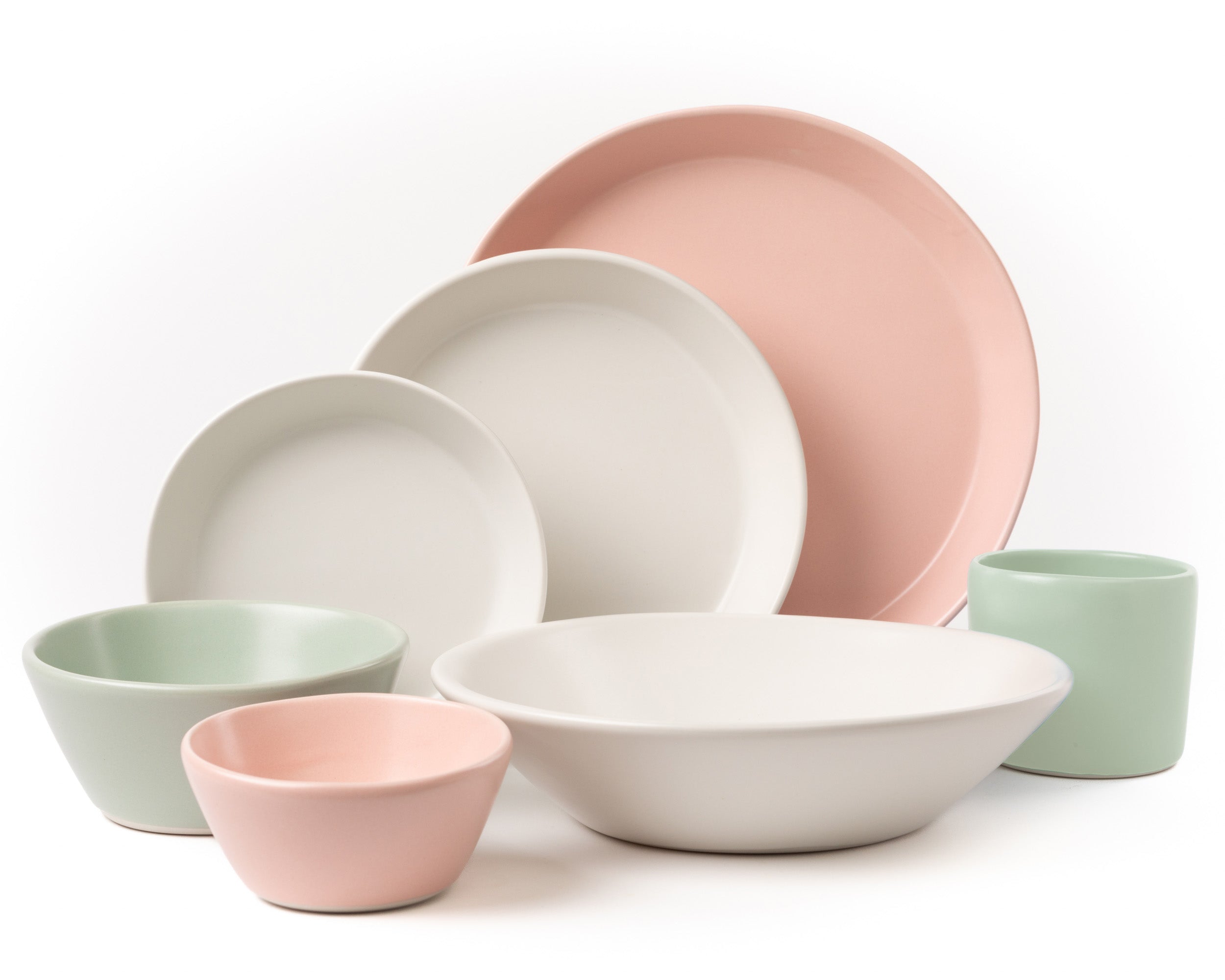 Seven Piece Classic Coupe Dinnerware Setting