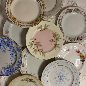 Mismatched Bread and Dessert Plates