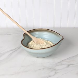 Stoneware Batter Bowl with Pour Spout, Araucana Blue