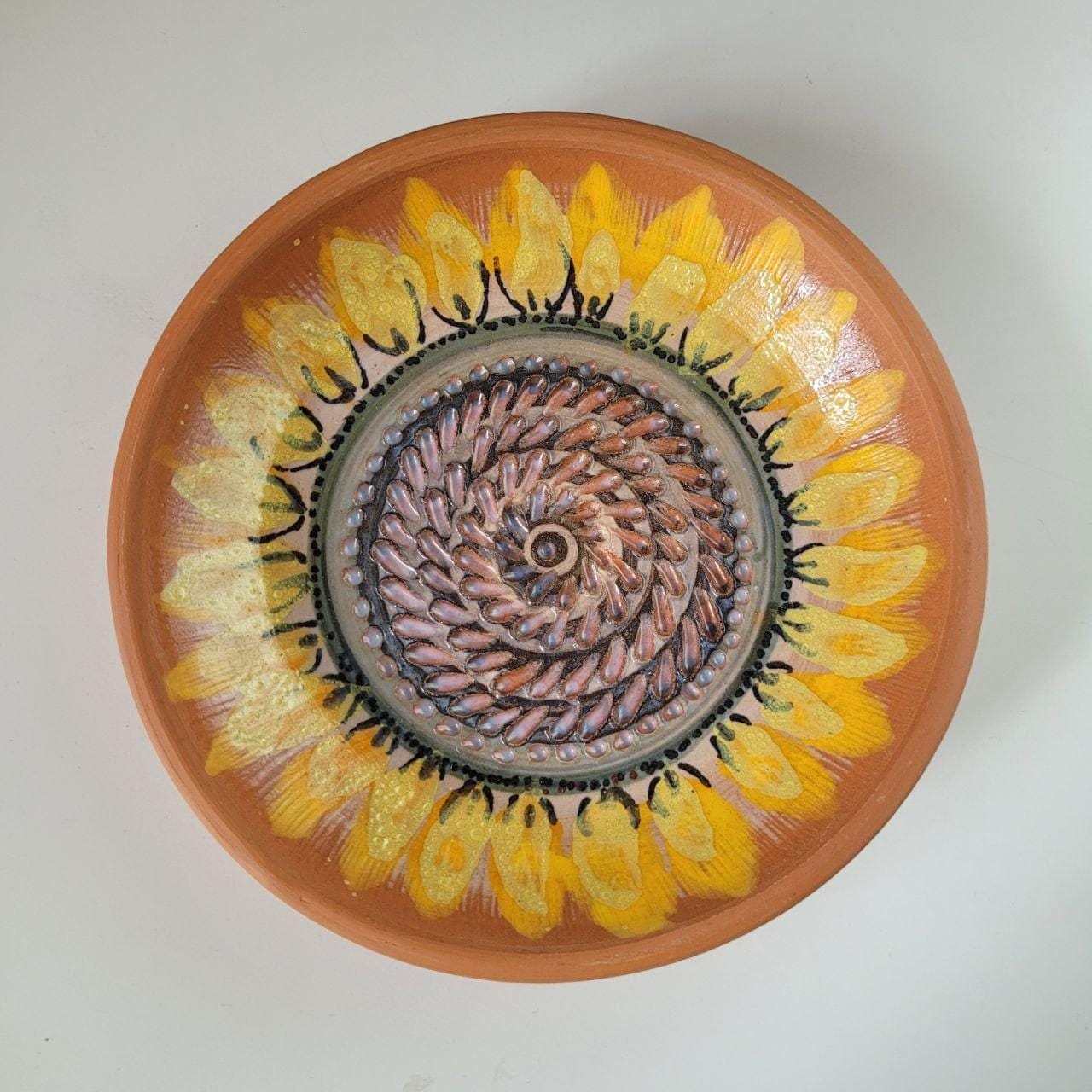 Sunflower Ceramic Garlic Grater Plate - Image 13